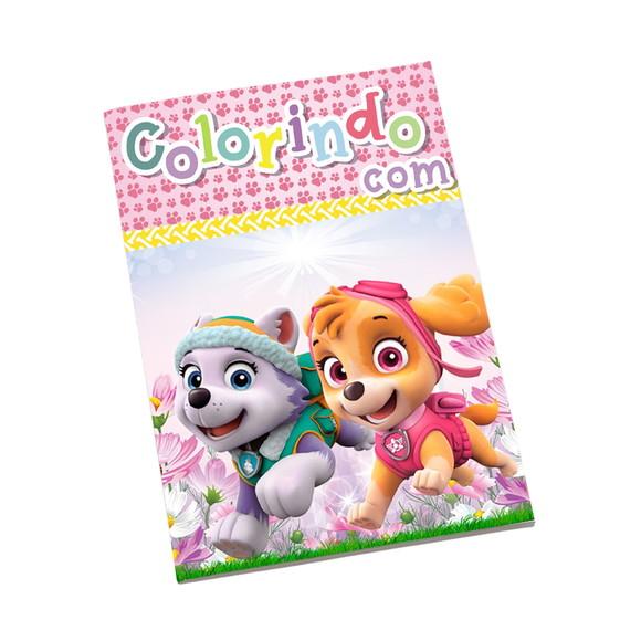Revistinha para Colorir Tema Patrulha Canina