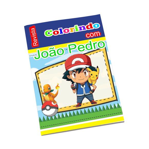 Revistinha para Colorir Tema Pokémon