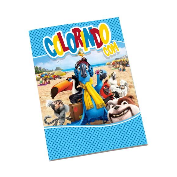 Revistinha para Colorir Tema Rio