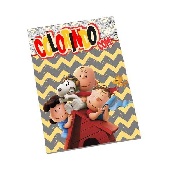 Revistinha para Colorir Tema Snoopy