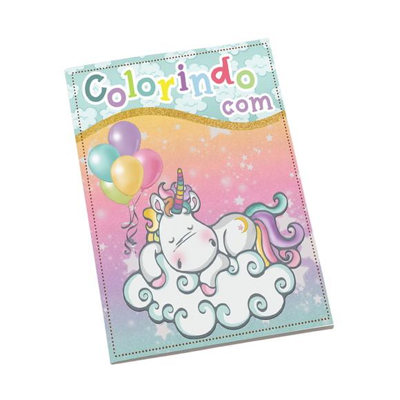 Revistinha para Colorir Tema Unicórnio