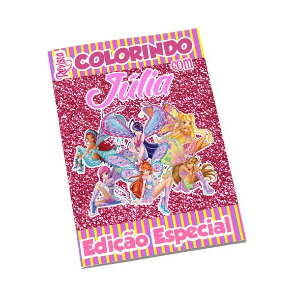 Revistinha para Colorir Tema Winx