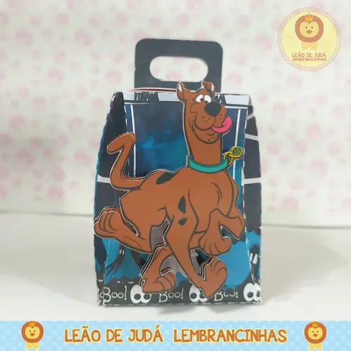 Caixinha para festa tema scooby doo