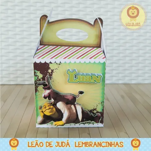 Caixinha para Festa Tema Shrek