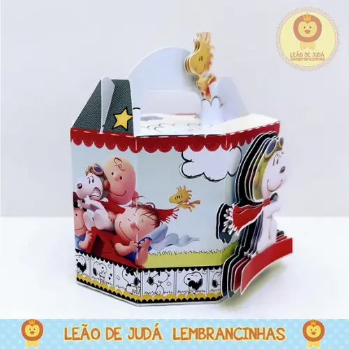 Caixinha para festa tema snoopy