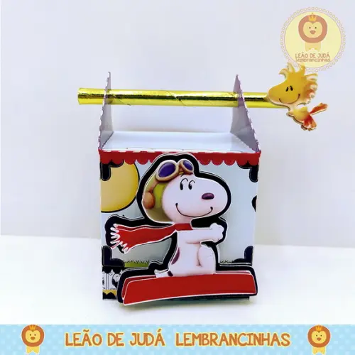 Caixinha para festa tema snoopy