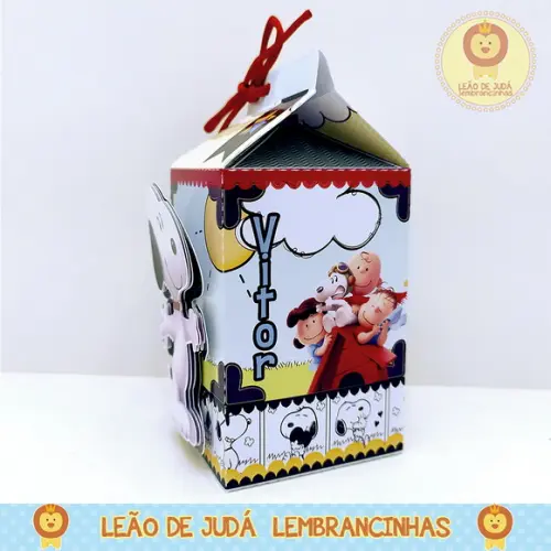 Caixinha para festa tema snoopy