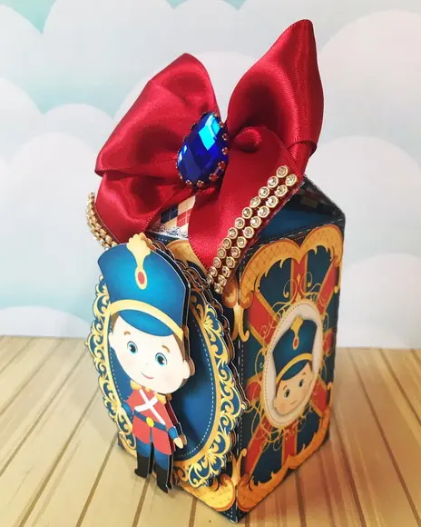 Caixinha Para Festa Tema Soldadinho De Chumbo
