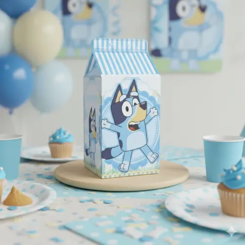 Caixinha para Festa Tema Stitch Sorvete Bluey