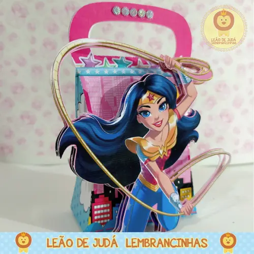 Caixinha para Festa Tema Super Girls