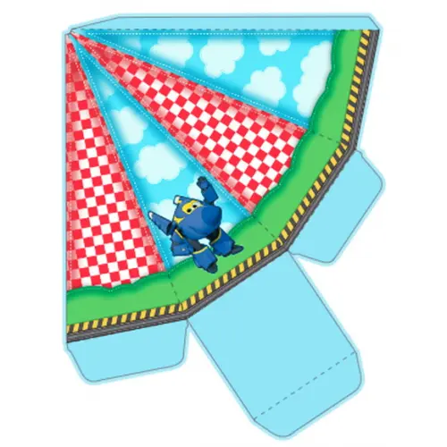 Caixinha para Festa Tema Super Wings