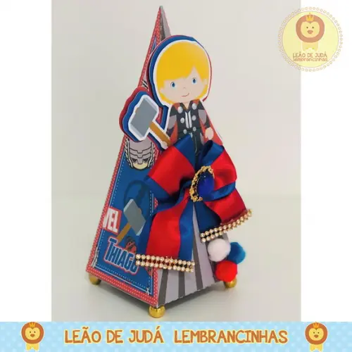 Caixinha para festa tema thor