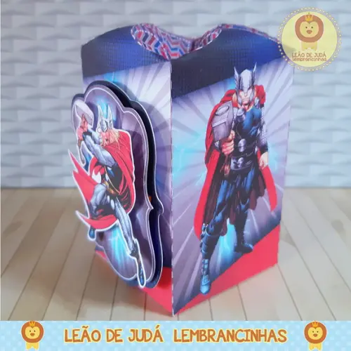 Caixinha para festa tema thor