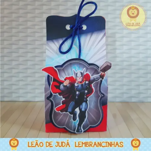 Caixinha para Festa Tema Thor