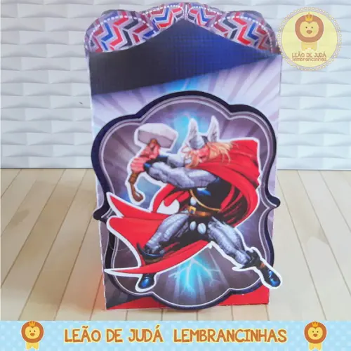 Caixinha para festa tema thor