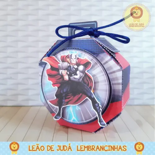 Caixinha para festa tema Thor