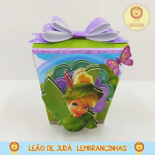 Caixinha para festa tema tinkerbell