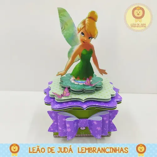 Caixinha Para Festa Tema Tinkerbell