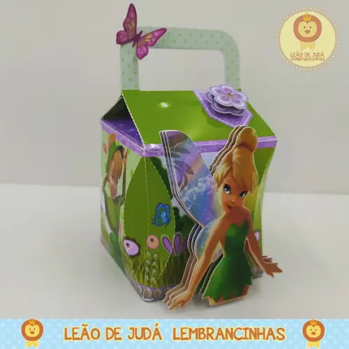 Caixinha para festa tema tinkerbell