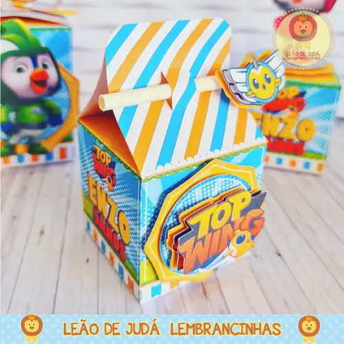 Caixinha para festa tema top wing
