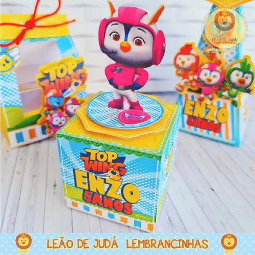 Caixinha para festa tema top wing