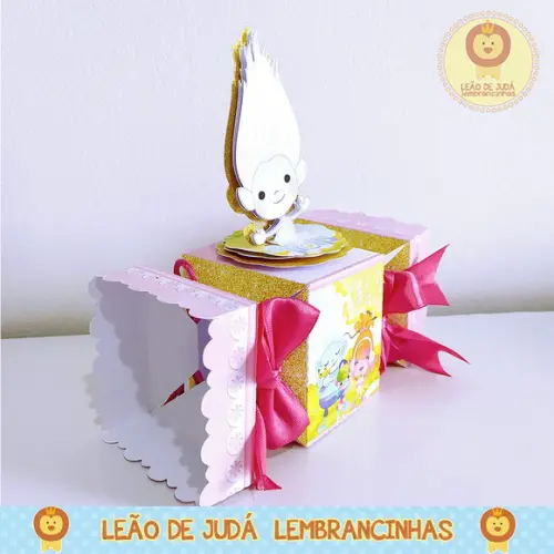 Caixinha para festa tema trolls