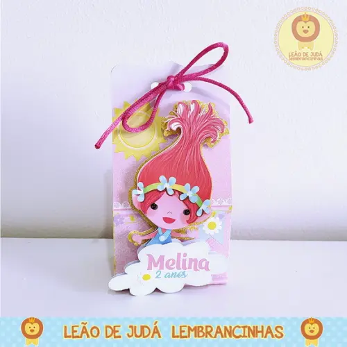 Caixinha para festa tema trolls