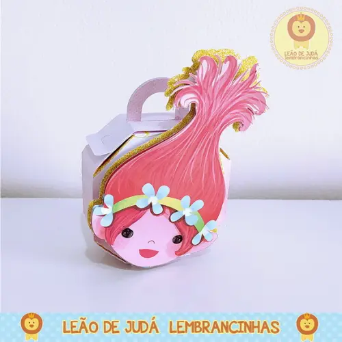 Caixinha para festa tema trolls