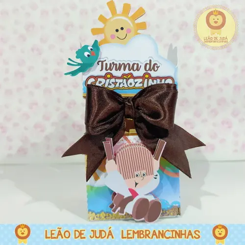 Caixinha para festa tema turma do cristãozinho
