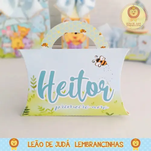 Caixinha para festa tema ursinho pooh