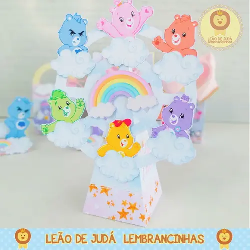 Caixinha para Festa Tema Ursinhos Carinhosos