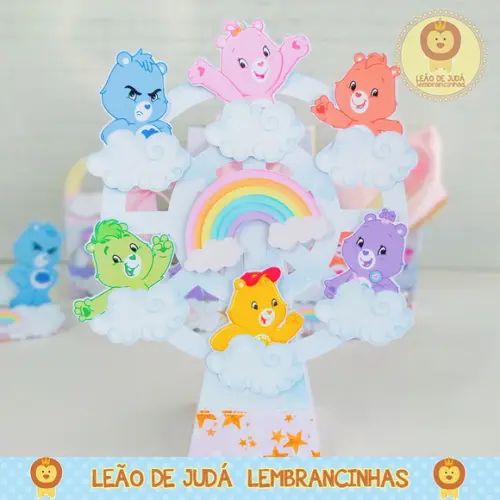 Caixinha para Festa Tema Ursinhos Carinhosos