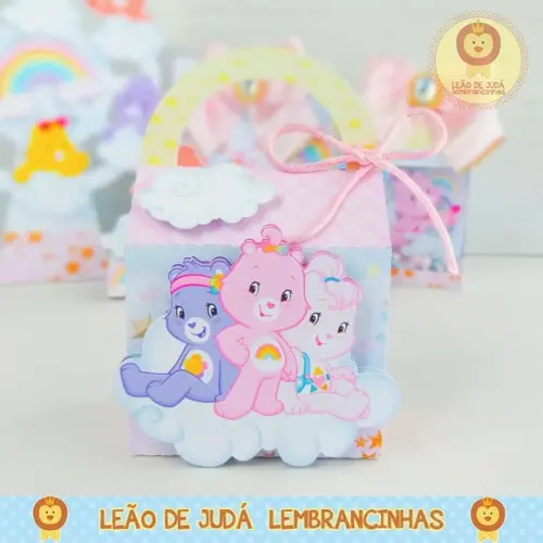 Caixinha para Festa Tema Ursinhos Carinhosos