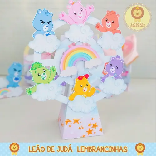 Caixinha para Festa Tema Ursinhos Carinhosos