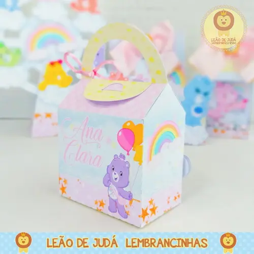 Caixinha para Festa Tema Ursinhos Carinhosos