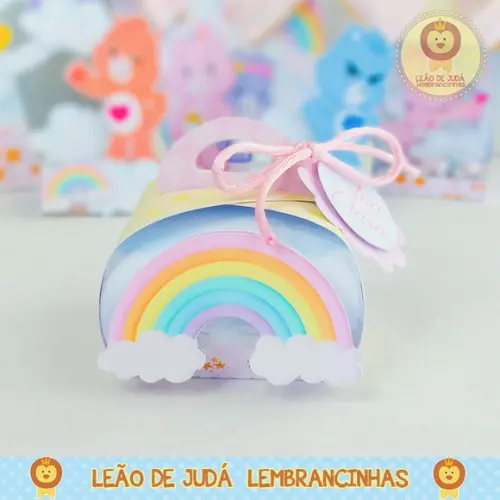 Caixinha para Festa Tema Ursinhos Carinhosos