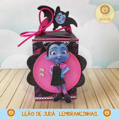 Caixinha para festa tema vampirina