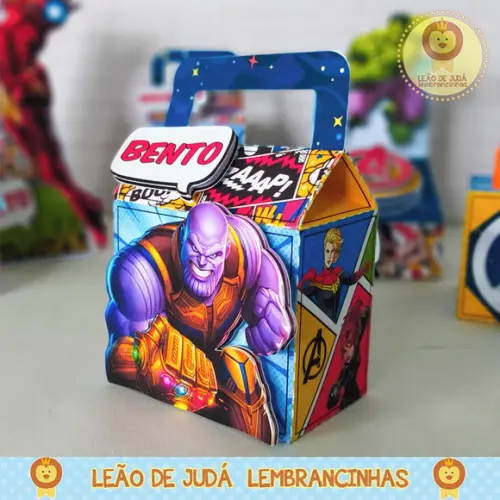 Caixinha Para Festa Tema Vingadores