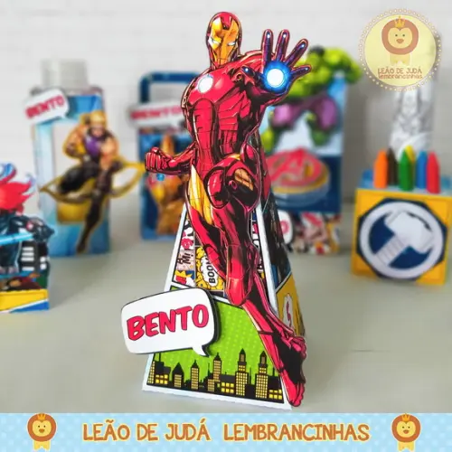 Caixinha para Festa Tema Vingadores