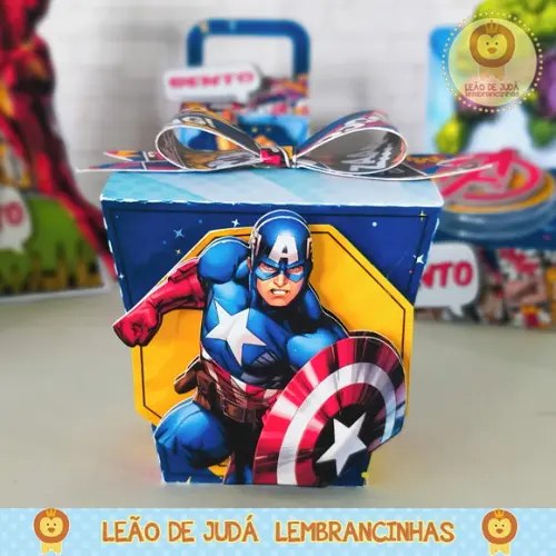 Caixinha Para Festa Tema Vingadores