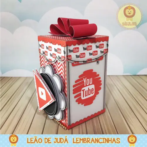 Caixinha para festa tema you tube