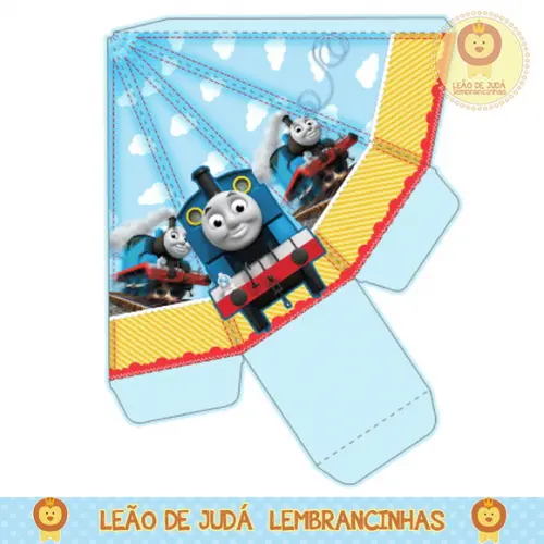 caixinha para festa thomas e seus amigos