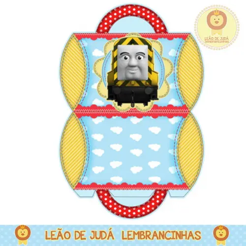 caixinha para festa thomas e seus amigos
