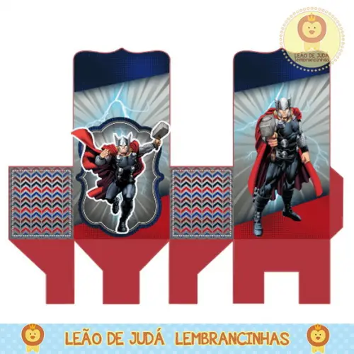 caixinha para festa Thor