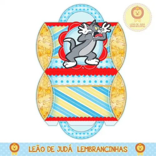 caixinha para festa tom e jerry