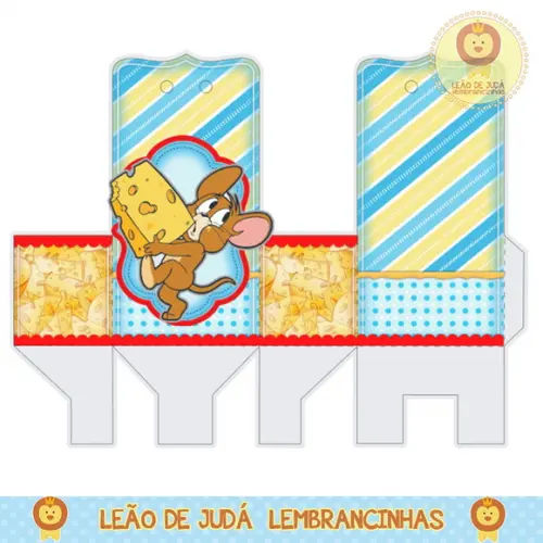 caixinha para festa tom e jerry