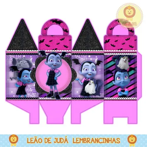 caixinha para festa vampirina