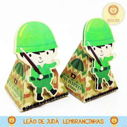 Caixinha Piramide Exercito