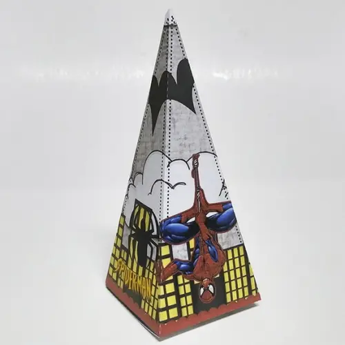 Caixinha Pirâmide Homem Aranha