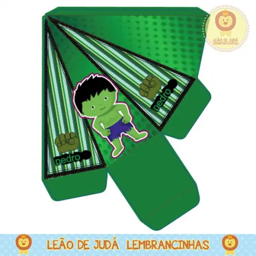 caixinha piramide hulk